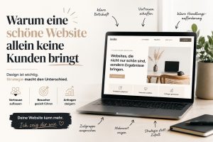 Warum eine schöne Website allein keine Kunden bringt